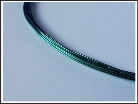 Niobiumlanka 0.6 mm, 10 cm, vihreä