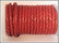 Nahkanauha Ø 5 mm, punottu, punainen