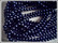 Makeanveden helmi, pyöreä 8-9 mm, sininen, ½ nauha