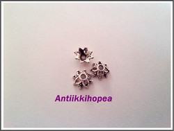 Helmihattu 9 x 3 mm, kukka, eri värejä, 10 kpl