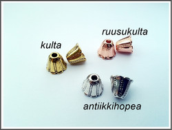 Helmihattu 12 x 10 mm, kellokukka, eri värejä