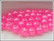 Helmiäislasihelmet Ø 10 mm, pinkki, 40 kpl