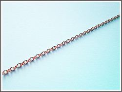 Metalliketju, lenkit 2.5 x 2 mm, ruusukulta, 0.5 m