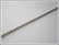 Metalliketju, lenkit 2.5 x 2 mm, teräsväri, 0.5 m