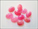 Akaatti, 18 x 13 mm ovaali kapussi, pinkki