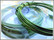 Värillinen alumiinilanka Ø 1,5 mm, 3 metriä, omenanvihreä (Apple green)