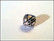 Metallihelmi 9 mm bicone, antiikkihopean värinen, 5 kpl
