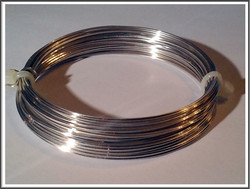 Hopeoitu kuparilanka 0,8 x 0,8 mm, neliö, 6 metriä, tummumaton