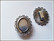Korupohja 18 x 13 mm kapussille, 10 x 2 mm nauhaan, antiikkihopea