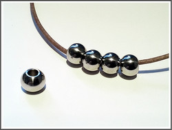 Metallihelmi 10 x 8 mm, ruostumaton teräs