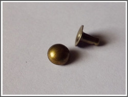 Niitit 6,5 x 6 mm, antiikkipronssi, 10 kpl