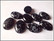 Lumihiutaleobsidiaani, 25 x 18 mm kapussi