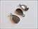 Korupohja 14 x 10 mm kapussille, pisara, teräsväri