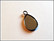 Korupohja 14 x 10 mm kapussille, pisara, teräsväri