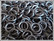 Rengas Ø 6.6 mm, lanka 1.6 mm, 50 kpl, matta titaani