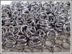Rengas Ø 6.6 mm, lanka 1.6 mm, 50 kpl, hopea