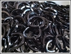 Rengas Ø 10 mm, NELIÖlanka 1.6 mm, 50 kpl, musta