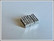 Magneettilukko 14 x 3 mm kristallein, teräsväri