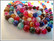 Akaatti Ø 8 mm, värimix, ½ nauha