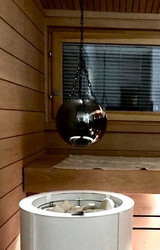 Saunapallo Tumma (kiiltävä)