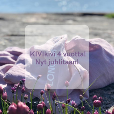 SYNTYMÄPÄIVÄKAMPANJA -KIVIkivi täyttää vuosia!