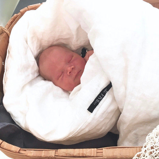 Pellavalakanat, baby, valkoinen