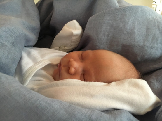 Pellavalakanat, baby, siniharmaa