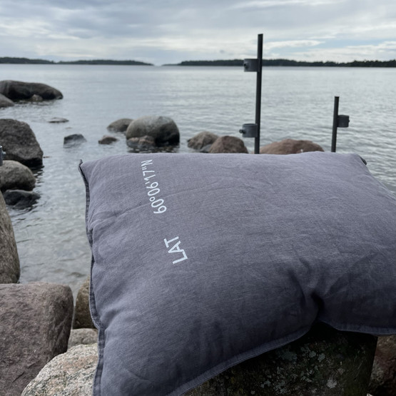 LUOTO -pellavapussilakana ja tyynyliina, 100% pellavaa