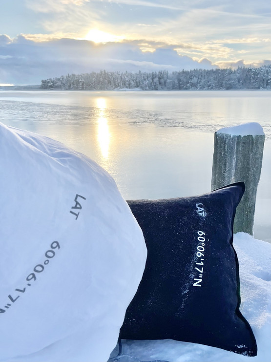 LUOTO -pellavapussilakana ja tyynyliina, 100% pellavaa