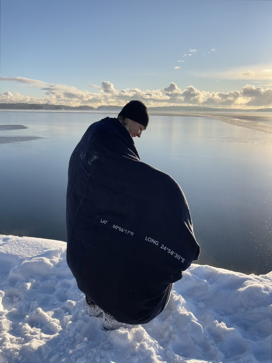 LUOTO -pellavapussilakana ja tyynyliina, 100% pellavaa