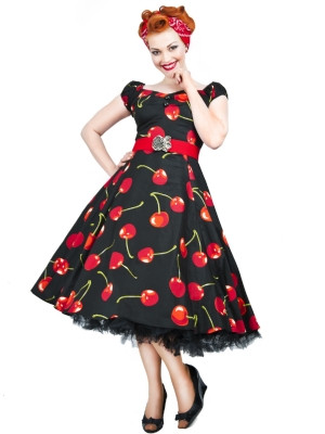 Dolores Doll Dress Cherry Stem