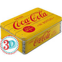 Säilytyspurkki Flat 3D Coca-Cola in Bottles