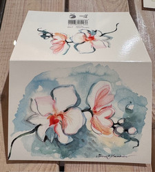 Valkoinen orkidea 2-osainen kortti