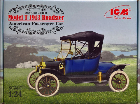 Ford Model T 1913 Roadster 1:24 (pidemmällä toimitusajalla)