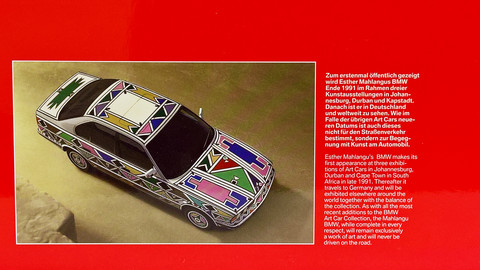 BMW 525i (Esther Mahlangu, Art Car Museum), 1:18