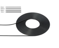 Cable, black 0,8mm outer diameter (2m)