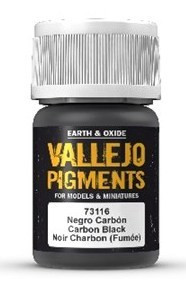 Carbon Black (Smoke Black), Vallejo Pigments 35ml