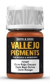 Dark Red Ochre, Vallejo Pigments 35ml