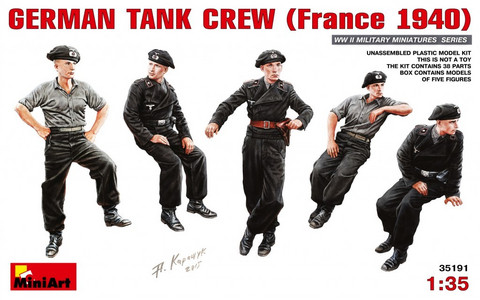 German Tank Crew (France 1940) 1:35 (pidemmällä toimitusajalla)