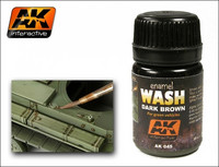 Enamel Wash Dark Brown for Green Vehicles 35ml