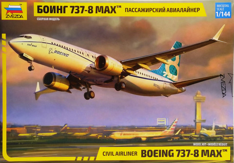 Boeing 737-8 MAX 1:144 (pidemmällä toimitusajalla)
