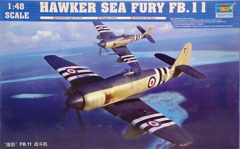 Hawker Sea Fury FB.11, 1:48 (pidemmällä toimitusajalla)