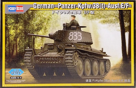 German Panzerkampfwagen 38(t) Ausf. EF, 1:35 (pidemmällä toimitusajalla)