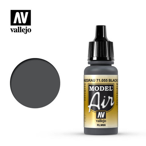 Black Grey RLM66, Model Air 17ml