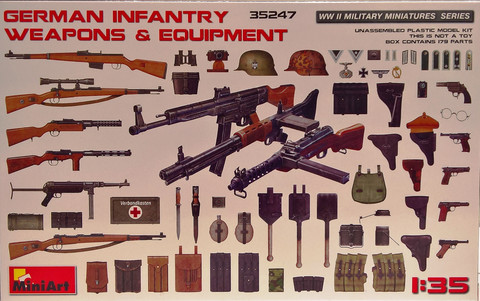 German Infantry Weapons & Equipment, 1:35 (pidemmällä toimitusajalla)