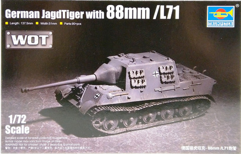 German Jagdtiger with 88mm/L71, 1:72 (pidemmällä toimitusajalla)
