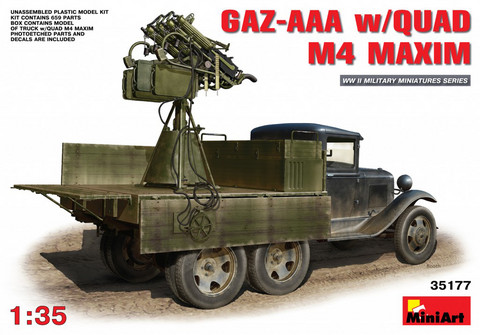 GAZ-AAA with Quad M4 MAXIM, 1:35 (pidemmällä toimitusajalla)