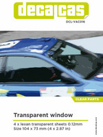 Transparent Window (4x lexan transparent sheets 0,12mm)