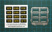 License Plate Frames 5, 1:24/1:25