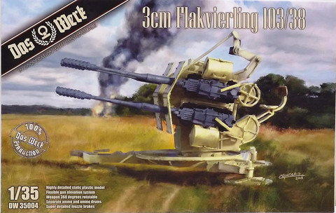 3cm Flakvierling 10338, 1:35 (pidemmällä toimitusajalla)